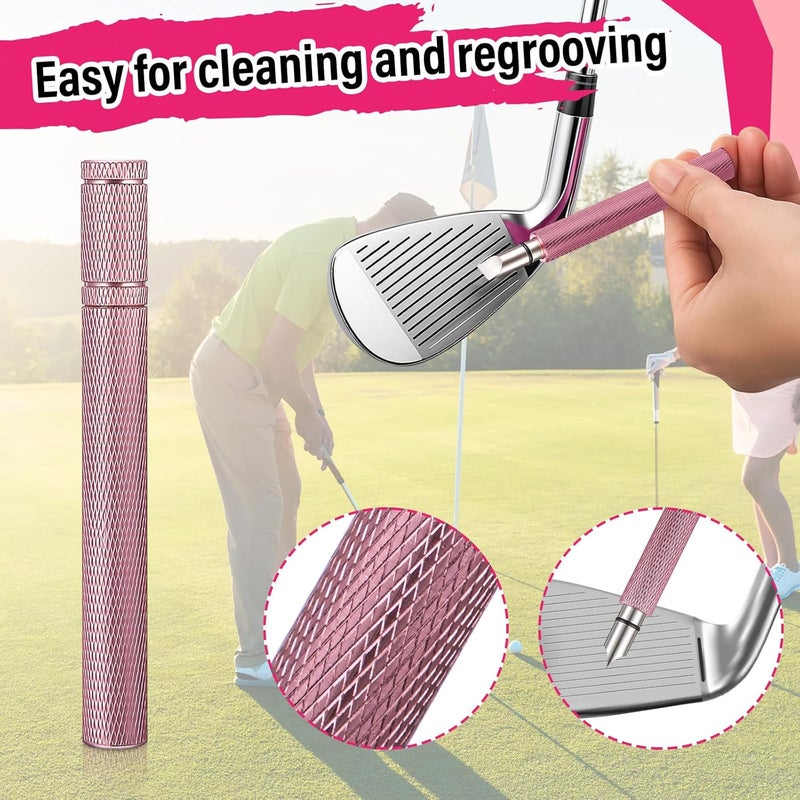 LaRandom 13 Pcs Golf Accessories Kit, Include Golf Ball Bag with Hook Towel Tees Magnetic Ball Marker Divot Tool Cleaner Water Brush Groove Sharpener Tool for Women Man Gifts - Image 4